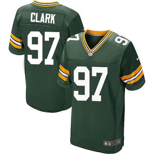 Jerseys Factory Cheap Nike Packers #97 Kenny Clark Green Team Co
