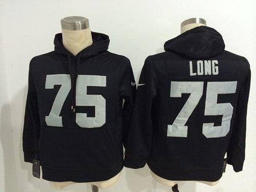 Jerseys Factory Cheap Oakland Raiders #75 Howie Long Black Pullo