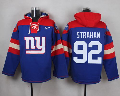 Jerseys Factory Cheap Nike Giants #92 Michael Strahan Royal Blue
