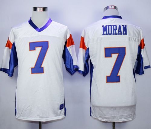 Jerseys Factory Cheap Blue Mountain State #7 Alex Moran White St