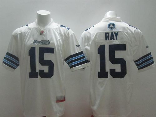 Jerseys Factory Cheap Argonauts #15 Ricky Ray White Stitched CFL