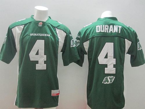 Jerseys Factory Cheap Roughriders #4 Darian Durant Green Stitche