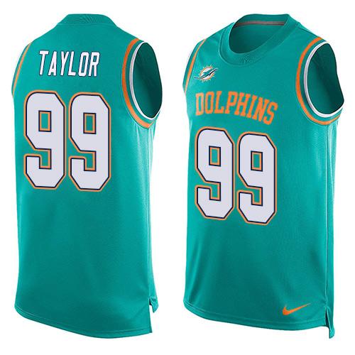 Jerseys Factory Cheap Nike Dolphins #99 Jason Taylor Aqua Green