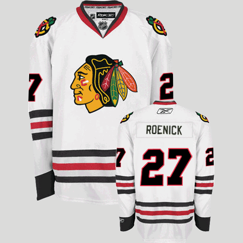 Jerseys Factory Cheap Blackhawks #27Jeremy Roenick Embroidered W