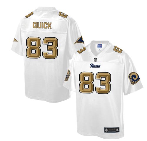 Jerseys Factory Cheap Nike Rams #83 Brian Quick White Men's NFL
