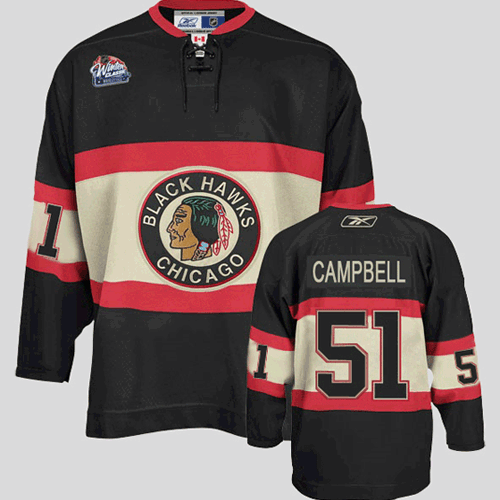 Jerseys Factory Cheap Blackhawks #51 Brian Campbell Winter Class