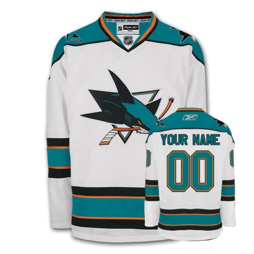 Jerseys Factory Cheap Sharks Personalized Authentic White NHL Je