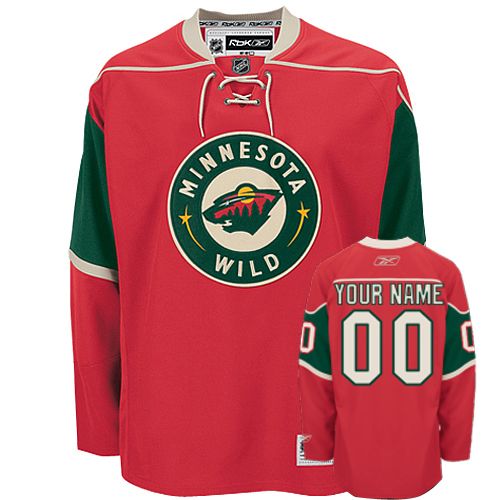 Jerseys Factory Cheap Wild Personalized Authentic Red NHL Jersey