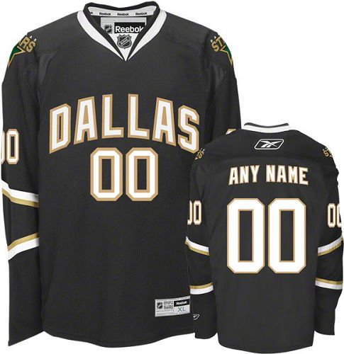 Jerseys Factory Cheap Stars Personalized Authentic Black NHL Jer