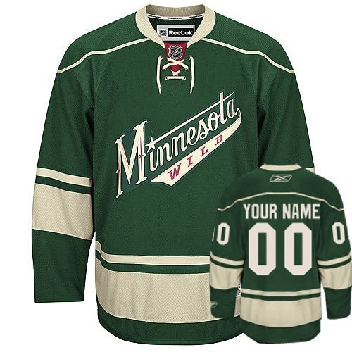 Jerseys Factory Cheap Wild Third Personalized Authentic Green NH