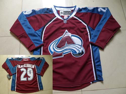 Jerseys Factory Cheap Avalanche #29 Nathan MacKinnon Red Home Em