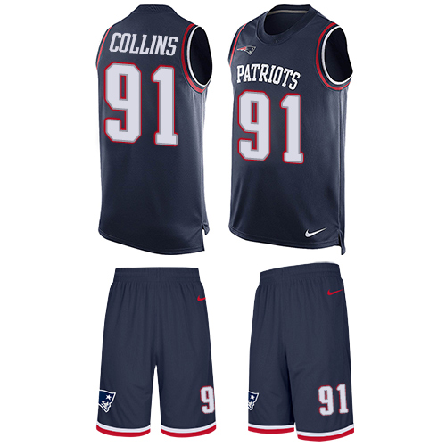 Jerseys Factory Cheap Nike Patriots #91 Jamie Collins Navy Blue