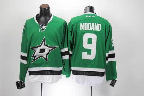 Jerseys Factory Cheap Stars #9 Mike Modano Green Home Embroidere