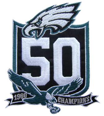 Jerseys Factory Cheap Stitched Philadelphia Eagles 50th Annivers