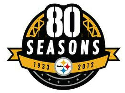 Jerseys Factory Cheap Stitched Pittsburgh Steelers 80th Annivers