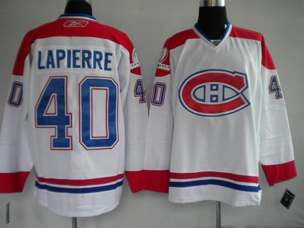 Jerseys Factory Cheap Canadiesn #40 Maxim Lapierre Embroidered W - Click Image to Close