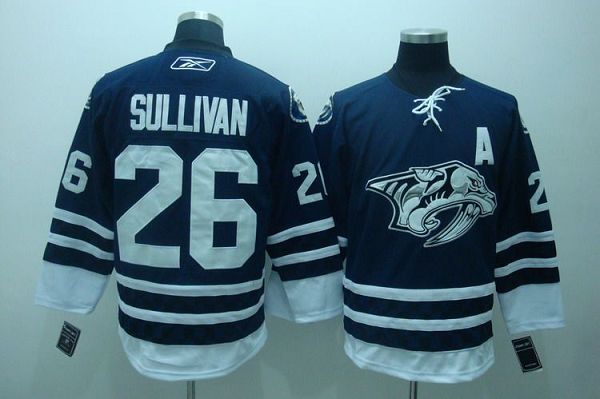 Jerseys Factory Cheap Predators #26 Steve Sullivan Embroidered B - Click Image to Close