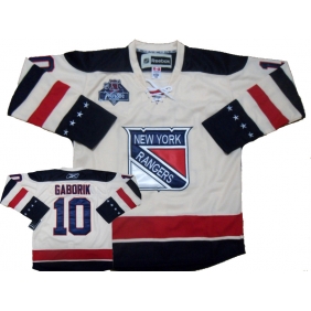 Jerseys Factory Cheap Rangers #10 Marian Gaborik White Embroider