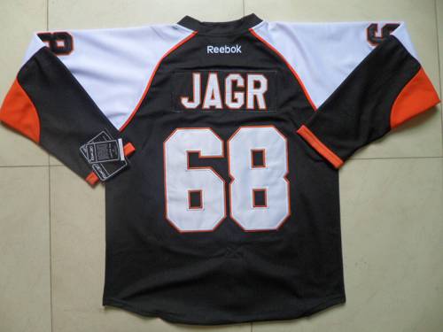 Jerseys Factory Cheap Flyers #68 Jaromir Jagr Black Embroidered
