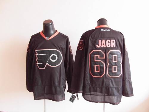 Jerseys Factory Cheap Flyers #68 Jaromir Jagr Black Ice Embroide