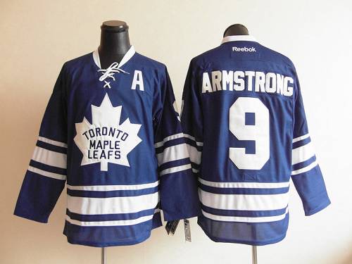 Jerseys Factory Cheap Maple Leafs #9 Colby Armstrong Blue Third