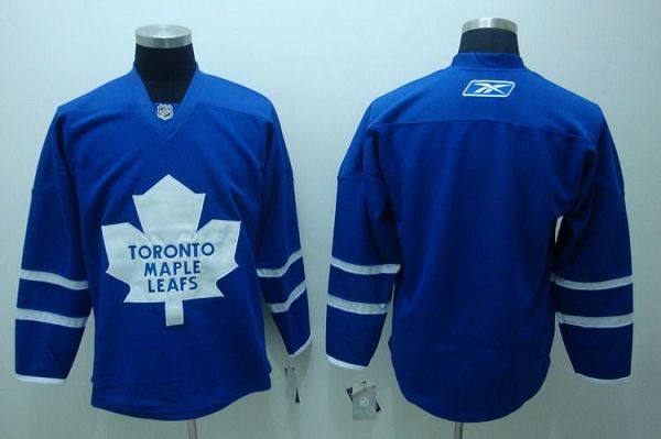Jerseys Factory Cheap Maple Leafs Blank Embroidered Blue NHL Jer - Click Image to Close