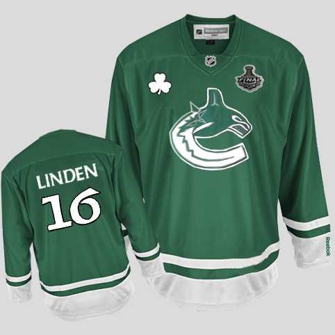 Jerseys Factory Cheap Canucks 2011 Stanley Cup Finals St Patty's