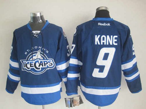 Jerseys Factory Cheap Jets #9 Evander Kane Dark Blue St. John's