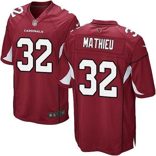 Jerseys Factory Cheap Nike Cardinals #32 Tyrann Mathieu Red Team