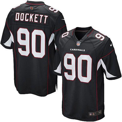 Jerseys Factory Cheap Nike Cardinals #90 Darnell Dockett Black A