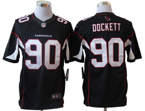 Jerseys Factory Cheap Nike Cardinals #90 Darnell Dockett Black A