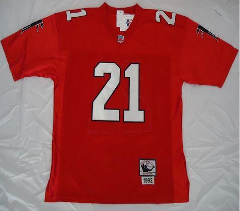 Jerseys Factory Cheap Mitchell And Ness Falcons #21 Deion Sander