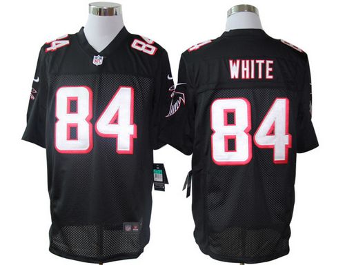 Jerseys Factory Cheap Nike Falcons #84 Roddy White Black Alterna