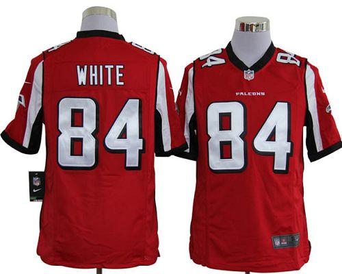 Jerseys Factory Cheap Nike Falcons #84 Roddy White Red Team Colo