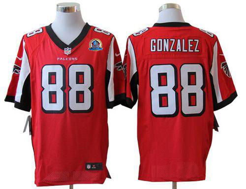 Jerseys Factory Cheap Nike Falcons #88 Tony Gonzalez Red Team Co