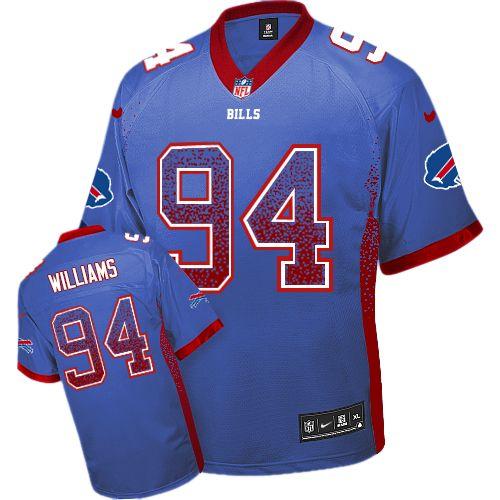 Jerseys Factory Cheap Nike Bills #94 Mario Williams Royal Blue T