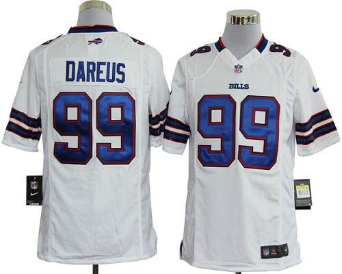 Jerseys Factory Cheap Nike Bills #99 Marcell Dareus White Men's