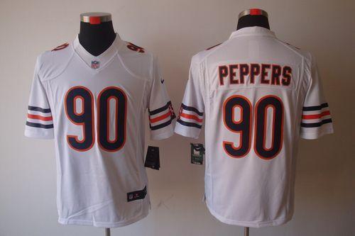 Jerseys Factory Cheap Nike Bears #90 Julius Peppers White Men's