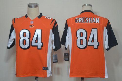 Jerseys Factory Cheap Nike Bengals #84 Jermaine Gresham Orange A