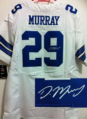 Jerseys Factory Cheap Nike Cowboys #29 DeMarco Murray White Men'