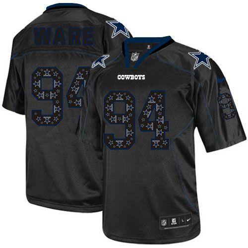 Jerseys Factory Cheap Nike Cowboys #94 DeMarcus Ware New Lights