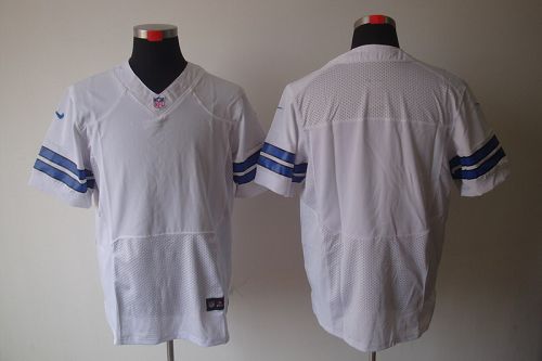 Jerseys Factory Cheap Nike Cowboys Blank White Men's Embroidered