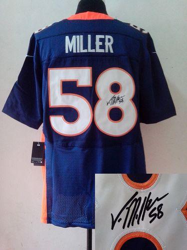 Jerseys Factory Cheap Nike Broncos #58 Von Miller Navy Blue Alte