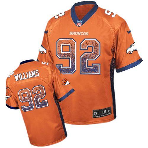 Jerseys Factory Cheap Nike Broncos #92 Sylvester Williams Orange