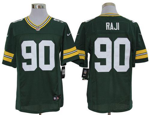 Jerseys Factory Cheap Nike Packers #90 B.J. Raji Green Team Colo