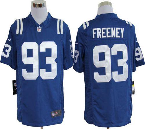 Jerseys Factory Cheap Nike Colts #93 Dwight Freeney Royal Blue T