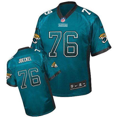 Jerseys Factory Cheap Nike Jaguars #76 Luke Joeckel Teal Green T