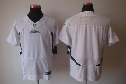 Jerseys Factory Cheap Nike Jaguars Blank White Men's Embroidered