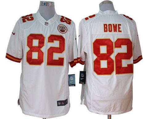 Jerseys Factory Cheap Nike Chiefs #82 Dwayne Bowe White Men's Em