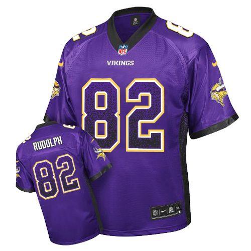Jerseys Factory Cheap Nike Vikings #82 Kyle Rudolph Purple Team
